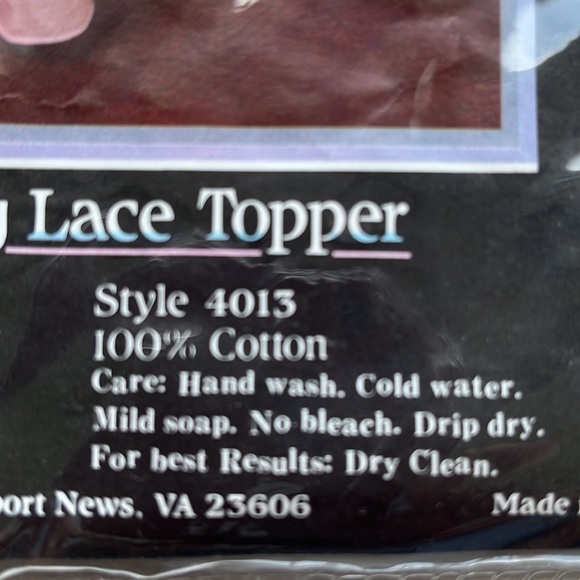 Lace Elegance All Handmade Battenberg Lace Topper Round 36” Cotton - Picture 2 of 5